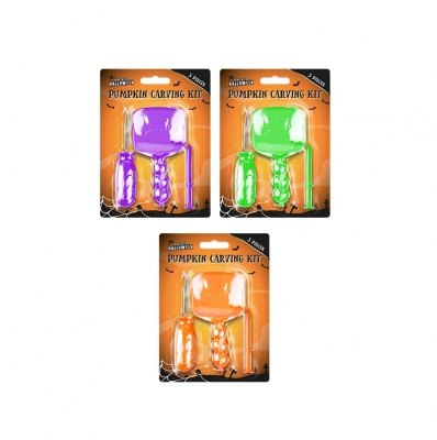 Halloween Pumpkin Carving Kit Tool Set 3 Pack