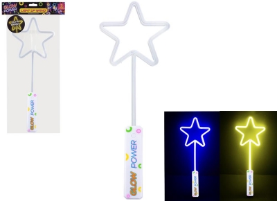 Light Up Star Wand 2 Colours