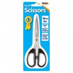 Tiger 16cm Black Handle Scissors Carded