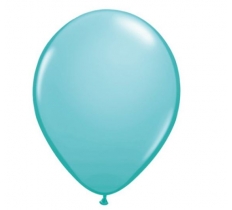 11" Qualatex Caribbean Blue Latex Balloon 100 Pack