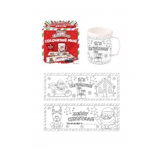 Christmas Colouring Mug ( Assorted Designs )