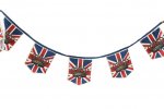 Deluxe Union Jack Cloth Bunting 180cm X 19cm