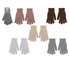 Ladies Plain Knitted Gloves