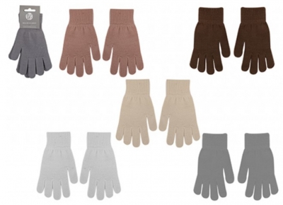 Ladies Plain Knitted Gloves