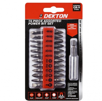 Dekton Assorted Power Bit Set 19 Pack