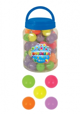 Glow In The Dark 3.3cm x 5cm Bouncy Balls x 72 ( 20p Each )