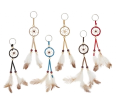 Natural Dream Catcher Keyring