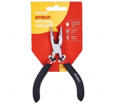 Amtech Mini Long Nose Plier With Spring