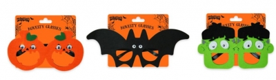 Halloween Novelty Glasses 3 Assorted