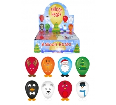 Christmas Charcater Balloon Heads x 240 ( 13p Each )