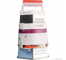 7.5" 6 Sided Grater with Plastic Handle
