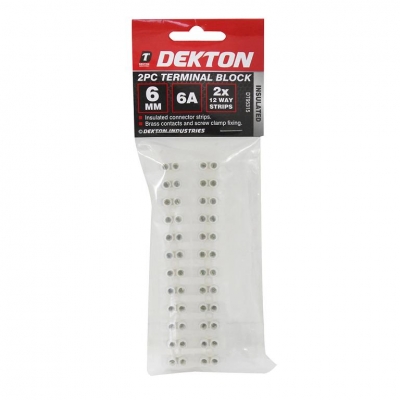 Dekton 2 Pack 6mm Terminal Block