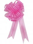 Pink Organza Pull Bow