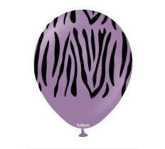 Kalisan 12" Safari Zebra Lavender - 25Ct