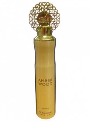 Nusuk Amber Wood ( x 12 Pack ) 300ml Dubai Air Freshener