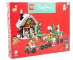 Block Tech Christmas Train & Station