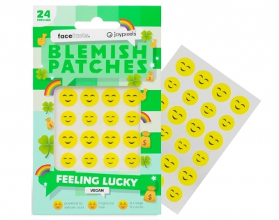 Face Facts X Joy Pixels Blemish Patches Feeling Lucky