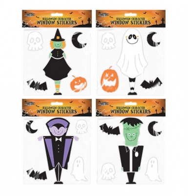 Halloween Character Window Stickers 19cm