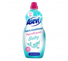 Asevi Baby Fabric Softener Hypoallergenic 60 wash 1.5L X 10