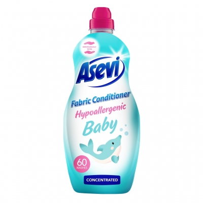 Asevi Baby Fabric Softener Hypoallergenic 60 wash 1.5L X 10