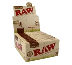 Raw Organic King Size Slim Cigarette Paper 50 Pack