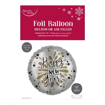 Happy New Year 18" Foil Balloon