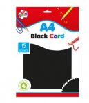 A4 15 Sheets Black Card