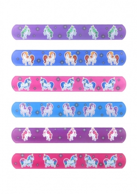 Unicorn 22 X 3cm Snap Bracelet x 120 ( 15p Each )