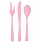 Assorted Cutlery Lovely Pink 18 Pack