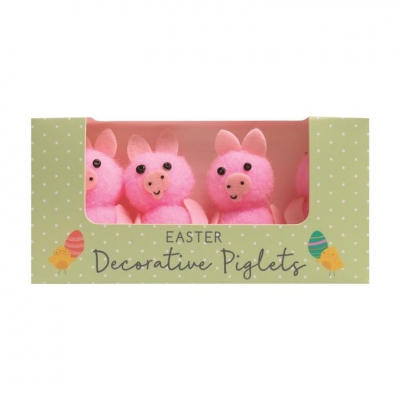 Easter Decorative Piglets 4 Pack