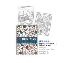 Christmas A4 Adult Colouring Book (VAT ZERO)