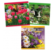 2025 Calendar Sq Bouquets, Flowers & Gardens