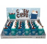 Cosy Hot Chocolate Lip Balm in Cup Shaped Holder