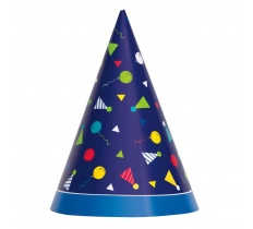 Peppy Birthday Party Hats 8Ct