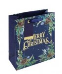 Merry Xmas Foliage Medium Bag