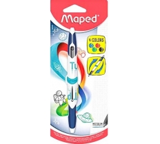 Maped Ball Pen Medium 4 Colour