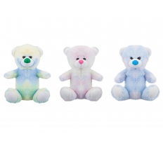 Value Tie Dye Bear 20cm ( Assorted Designs )