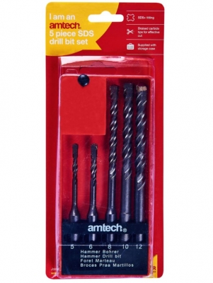 Amtech 5 Piece SDS Drill Bit Set