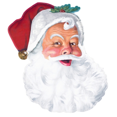 Christmas Santa Face Cut Out 66cm