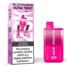 Bloody Bar Ultra 20K Vape Pink Lemonade & Pink Gummy