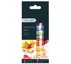 Water Colour Paints 8x6ml Tubes