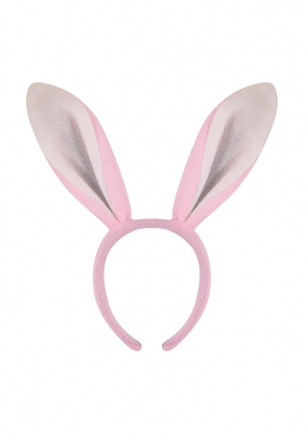 Bunny Ears Headband Pink 27 x 28cm