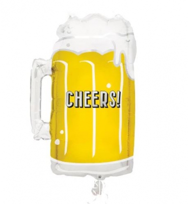 Giant Beer Mug Foil Balloon