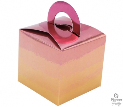 Qualatex Rose Gold Ombre Balloon Weight Boxes 8Ct