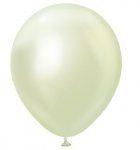 Kalisan 12" Mirror Green Gold Latex Balloons 50 Pack