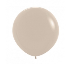 Sempertex 24" White Sand Latex Balloons 3 Pack