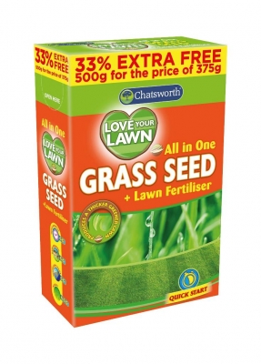 Love Your Lawn All In One Grass Seed 500g