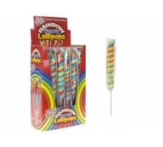 JUMBO SPIRAL LOLLY WITH STICK 13" 125G