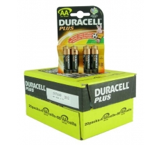 Duracell Plus AA Batteries 4 Pack X 20
