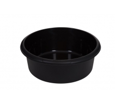 Whitefurze Large Round Bowl Black